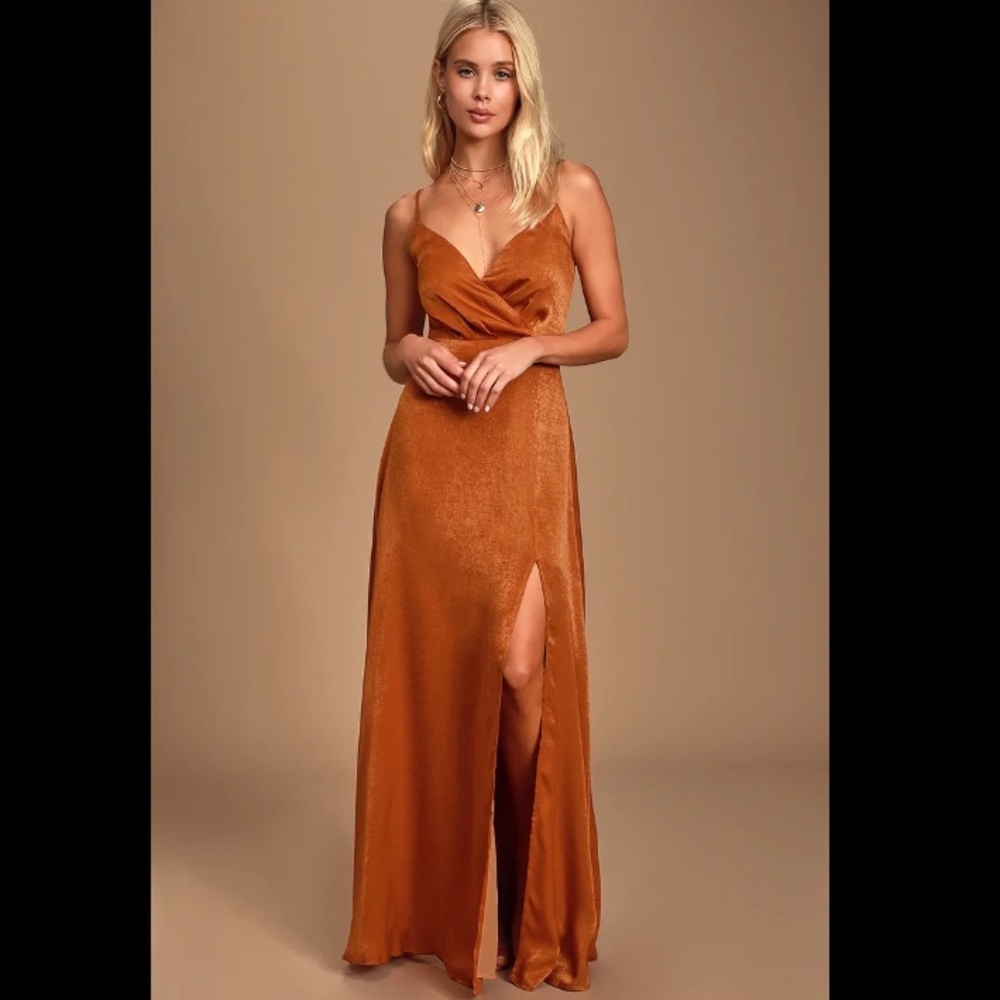 🆕 Lulu’s Constantine Dress S copper